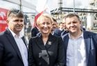 Iwona Gibas podczas otwarcia nowej inwestycji 