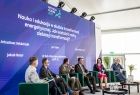 Uczestnicy panelu o bezpieczeństwie klimatycznym podczas Krynica Forum 2023