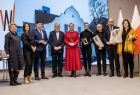 Iwona Gibas – Członek Zarządu Województwa Małopolskiego i radni województwa Stanisław Bisztyga i Rafał Kosowski z laureatami nagrody