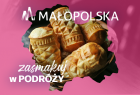 Plakat Małopolska Zasmakuj w podróży. Widok oscypków.