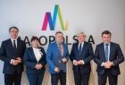 Wójt gminy Żegocina z przedstawicielami Sejmiku.