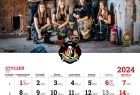 Strona z kalendarza "Kobiety Straży 2024" - styczeń