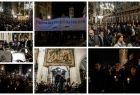 Kolaż ze zdjęć z uroczystości na Wawelu oraz marszu 