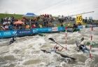 zmagania kajakarzy slalomowych na torze Kolna w Krakowie 