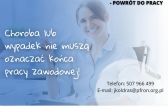 Przejdź do: Projekt Powrót do zdrowia, powrót do pracy