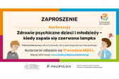 Przejdź do: Konferencja nt. zdrowia psychicznego dzieci i młodzieży [ZAPISY]