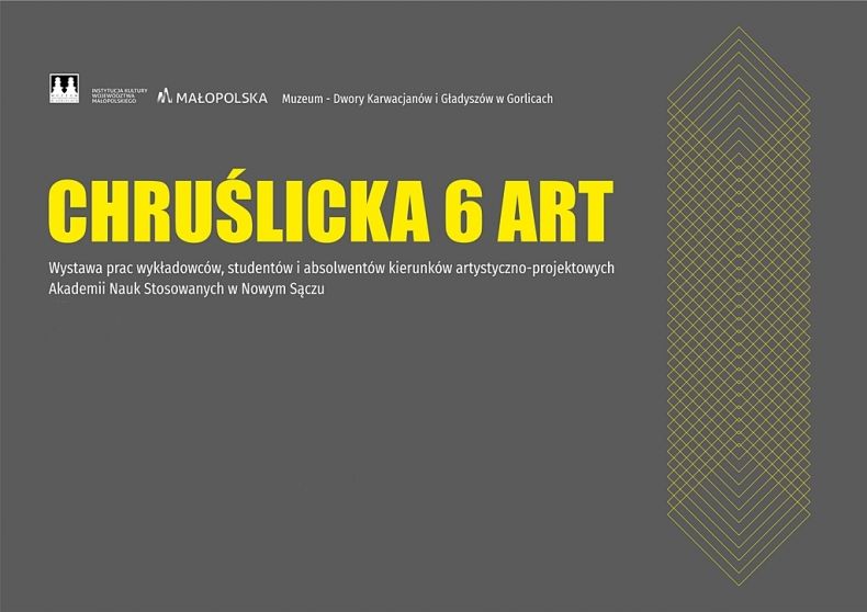 Chruślicka 6art - grafika do wystawy zbiorowej