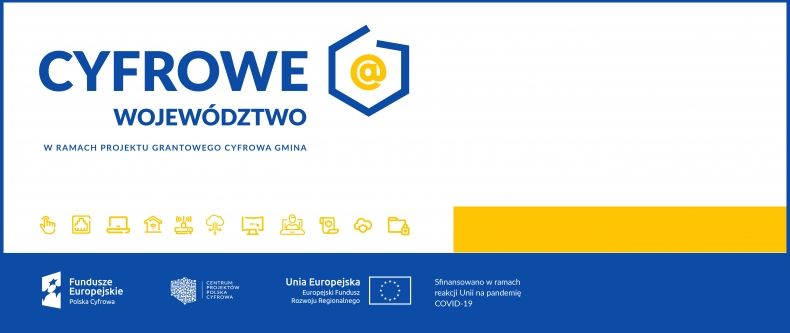 Cyfrowe Województwo - banner konkursu grantowego