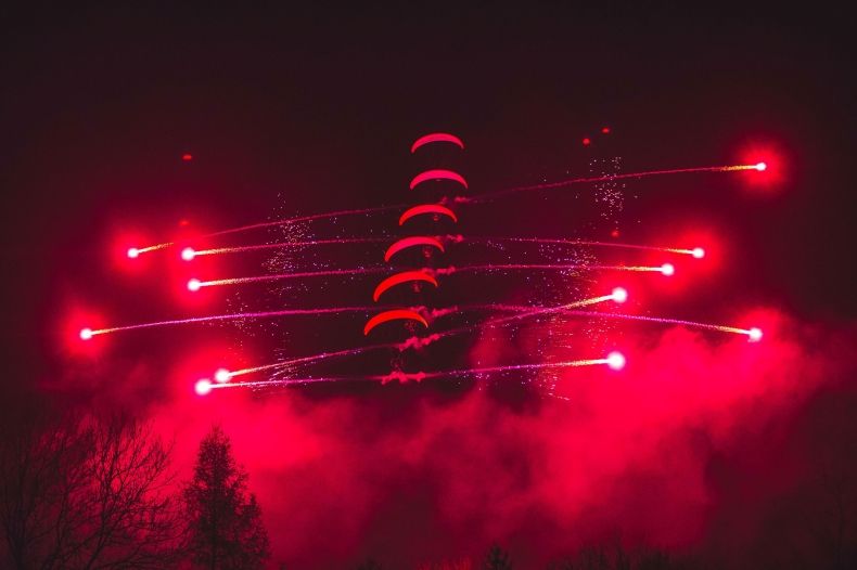 Zdjęcie z Festiwalu Światła w Gorlicach