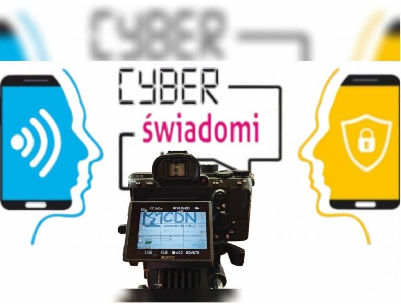 grafika promująca kampanię Cyberświadomi