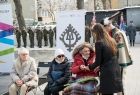 uroczystość otwarcia budynku Muzeum Palace - podczas ceremonii otwarcia - widok na zaproszone osoby pamiętające czasy II wojny światowej