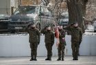 uroczystość otwarcia budynku Muzeum Palace - podczas ceremonii otwarcia - widok na asystę wojskową