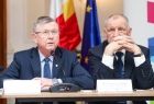 Wicemarszałek Witold Kozłowski i prof. Jan Tadeusz Duda.