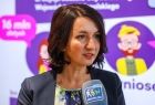 Członek zarządu Marta Malec-Lech przy mikrofonie radia RDN.