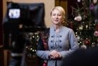 Iwona Gibas z Zarządu Województwa Małopolskiego w trakcie wywiadu dla Telewizji Małopolska