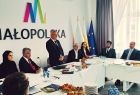 delegacja z zjednoczonych emiratów arabskich, Pan dyrektor Jerzy Kopeć powitał przybyłych gości.
