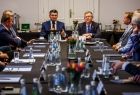 Marszałek Łukasz Smółka i wicemarszałek Witold Kozłowski.