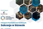 Alt:Sześciokąty tworzące niebieski plaster miodu na białym tle. W nich obrazki pokazującesukcesję w biznesie.
