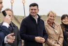 symboliczne wbicie łopaty pod budowę