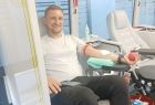 krwiodawca podczas akcji UMWM
