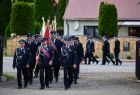 Przemarsz strażaków.