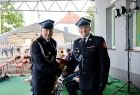 Marszałek Łukasz Smółka i strażak