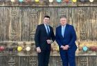 Marszałek Łukasz Smółka i Ambasador Robert Rostek
