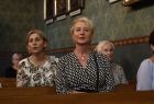 Iwona Gibas z zarządu województwa w trakcie nabożeństwa