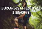 biegacz w lesie