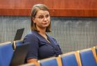Katarzyna Antosz siedzi na widowni.