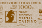 okolicznościowa cegiełka na pomnik