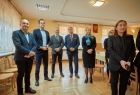 Iwona Gibas z zarządu województwa, prezydent Oświęcimia Janusz Chwierut, wiceprezydent Oświęcimia Krzysztof Kania, starosta oświęcimski Andrzej Skrzypiński oraz poseł Marek Sowa