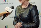Iwona Gibas z Zarządu Województwa Małopolskiego w trakcie wywiadu dla Telewizji Małopolska