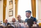 Posiedzenie rady z udziałem marszałka Łukasza Smółki