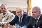 Posiedzenie rady z udziałem marszałka Łukasza Smółki