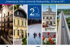Zdjęcia budynków i obiektów drogowych.