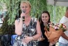 Iwona Gibas z zarządu województwa zwraca się do uczestników wydarzenia