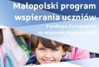 Na grafice dzieci i napis Małopolski Wspierania Uczniów.