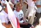 Radna województwa małopolskiego Barbara Nowak biorąca udział w mszy świętej na terenie Miejsca Pamięci Auschwitz