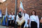 Poczty sztandarowe biorące udział w uroczystościach rocznicowych
