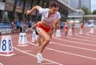 tuż po starcie do biegu na 400 m