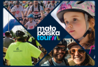 Grafika to plakat zapraszający na Malopolska Tour w Proszowicach