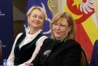 Iwona Gibas z Zarządu Województwa Małopolskiego oraz Marta Mordarska, dyrektor Centrum Kultury w Krynicy-Zdroju