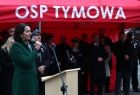 Marta Malec-Lech z zarządu województwa stoi przed mównicą i mówi do mikrofonu.