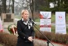 Iwona Gibas podczas przemówienia