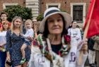 Uczestnicy uroczystości w Krakowie