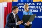 Uroczystość w szkole w Nowej Górze