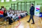 Lekcja bezpieczeństwa z udziałem marszałka Łukasza Smółki