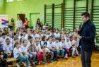 Lekcja bezpieczeństwa z udziałem marszałka Łukasza Smółki
