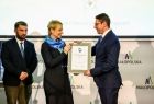 Zdjęcie z gali rozdania nagród w konkursie "Turystyczne Skarby Małopolski"